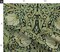 Victorian Floral Vintage Style Morris Inspired Damask Pimpernel Flowers Sage Black Custom Printed Fabric by Spoonflower Various Fabrics by the Yard or Fat Quarter